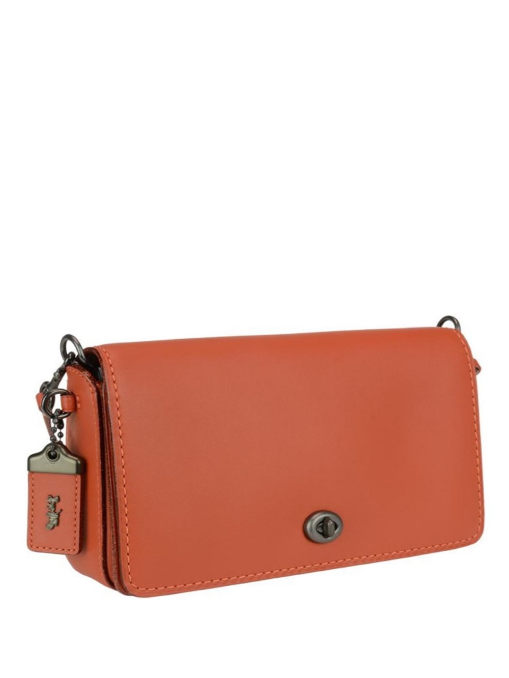 Coach Dinky Crossbody Bag Glovetanned Leather Vermillion